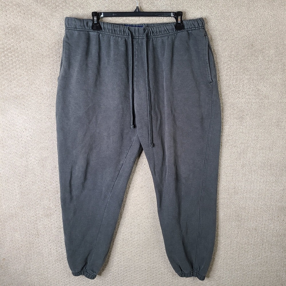 Arizona Jogger Mens L Gray Sweatpants Jogger Cotton Blend Casual Loungewear